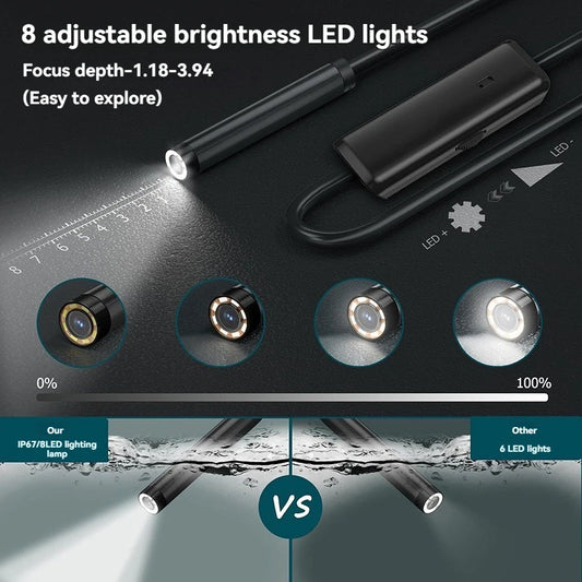 InspectCam™ Endoscope 🔍📱 — See What Others Can't Reach