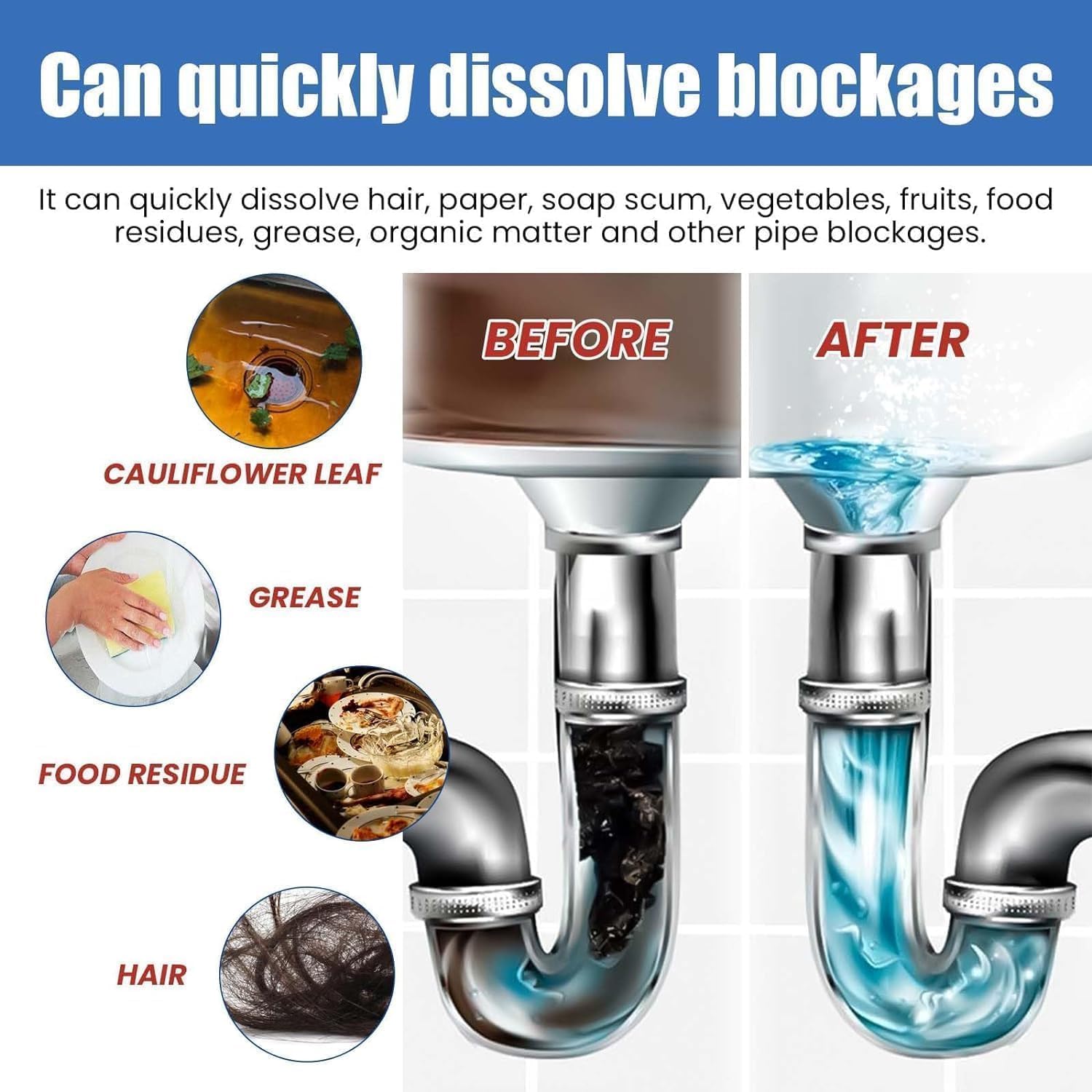 Powerful Pipe Dredging Agent