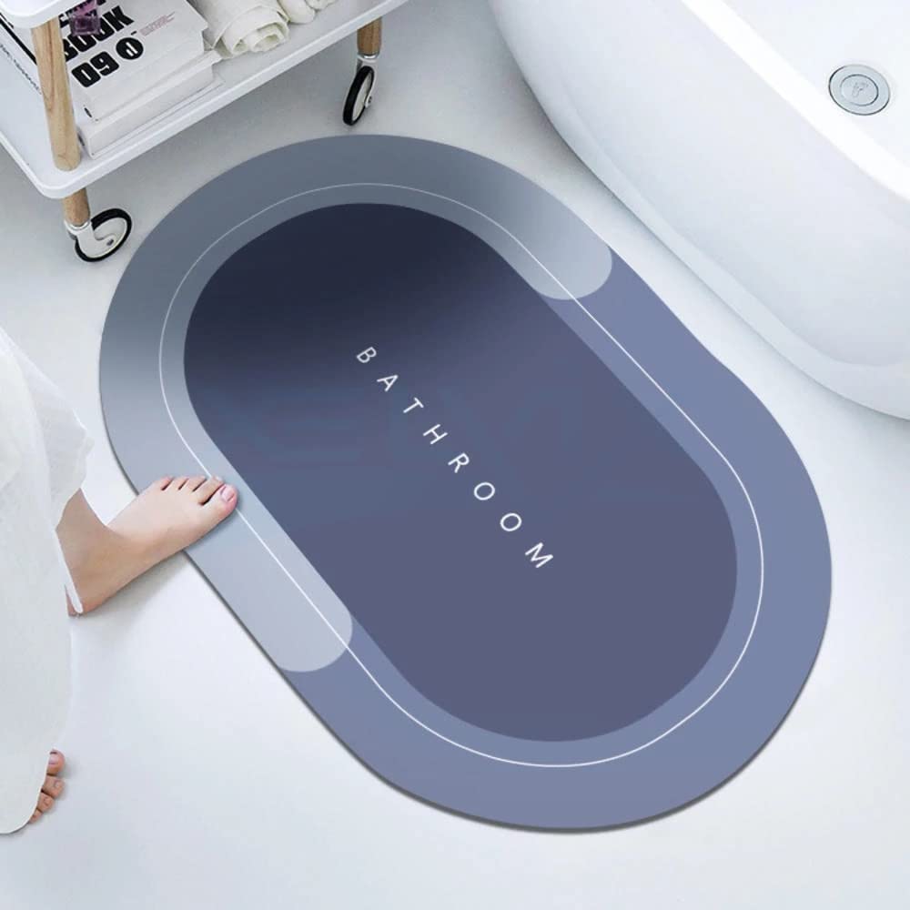 Quick-Dry Diatomite Bath Mat — included in this GOMANBY bundle