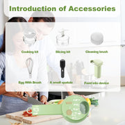4 in 1 Portable Electric Vegetable Cutter Set