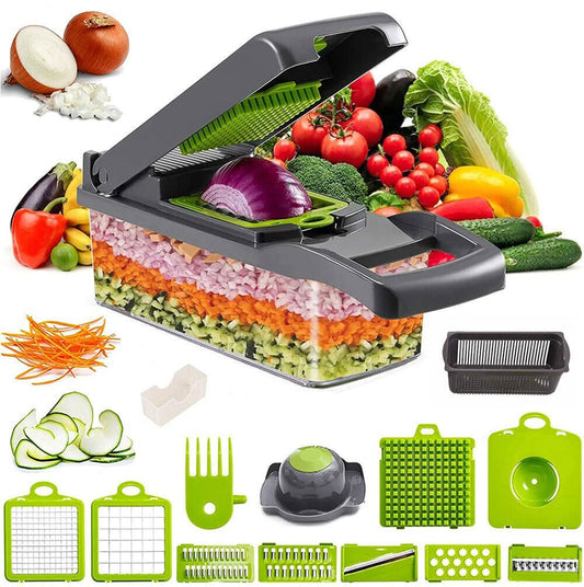 15-in-1 Vegetable Chopper & Mandoline Slicer — Kitchen Gadget