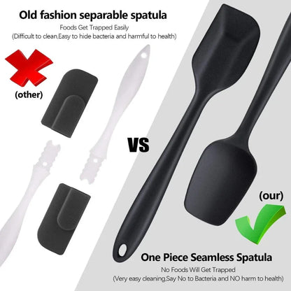 6-Pcs Silicone Spatula Set