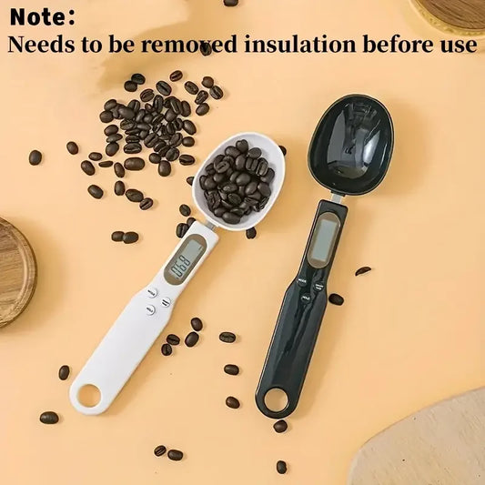Kitchya Digital Spoon Scale 0.1g–500g – Mini LCD Measuring Spoon for Coffee, Flour & Baking