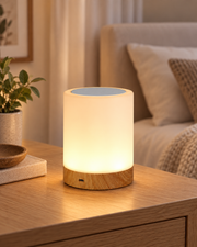 Calm Touch Lamp premium warm bedroom hero