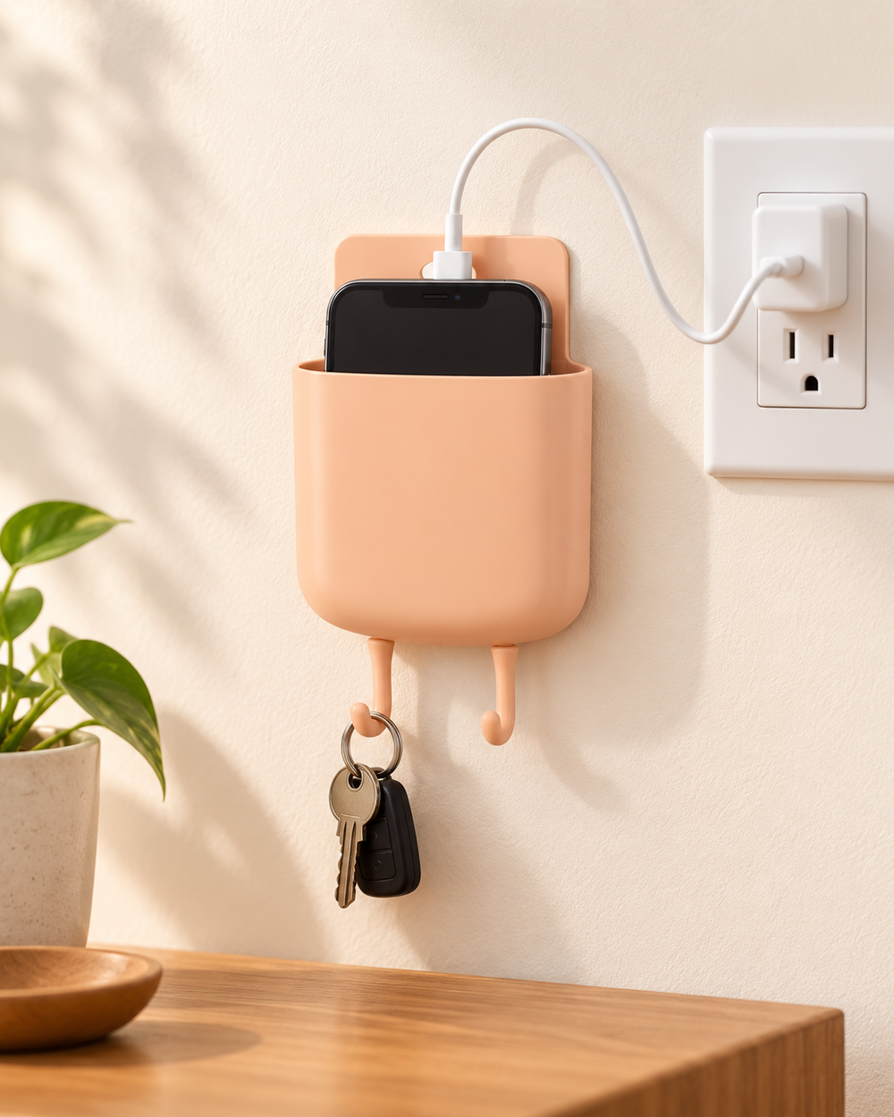 Charge Nest phone and cable wall organizer