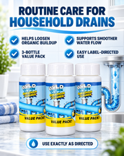 Drain Clarity Powder — Pack of 3