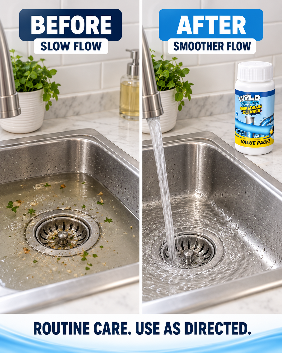 Drain Clarity Powder — Pack of 3