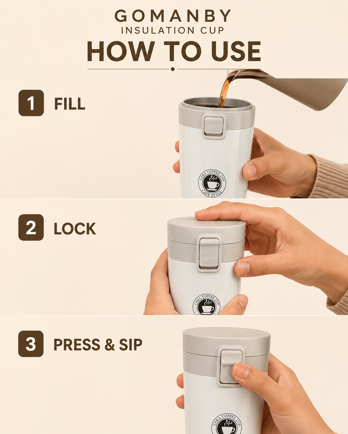 How to use the Insulation Cup