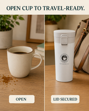 Open cup versus secured Insulation Cup comparison