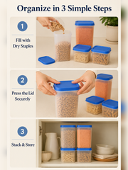 How to fill close and stack the Pantry Seal Set