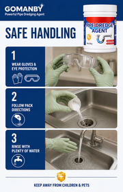 Powerful Pipe Dredging Agent safe handling directions