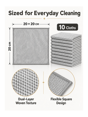 Silver Scrub Cloth 20 by 20 cm 10 pack specifications