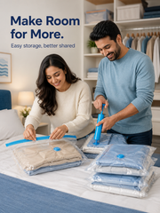 SpaceSeal Set couple bedroom lifestyle image