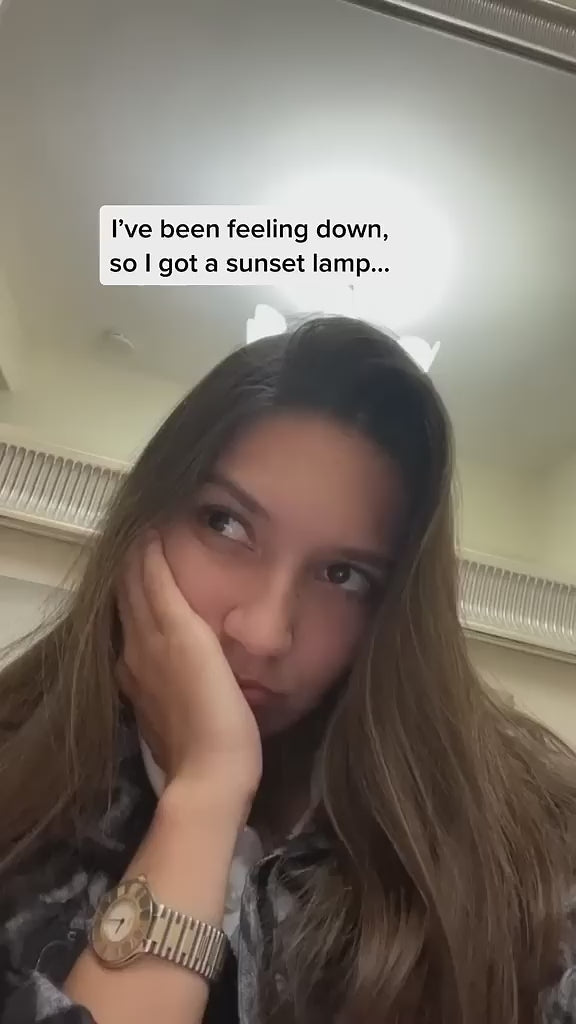 Mood Sunset Lamp original supplier demonstration video